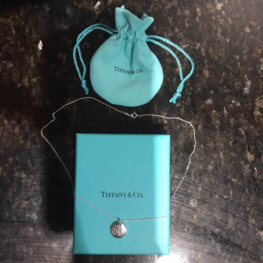 Tiffany & Co. Initial “K” Necklace